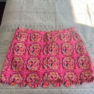 Lilly Pulitzer Collette Scalloped Hem Skort